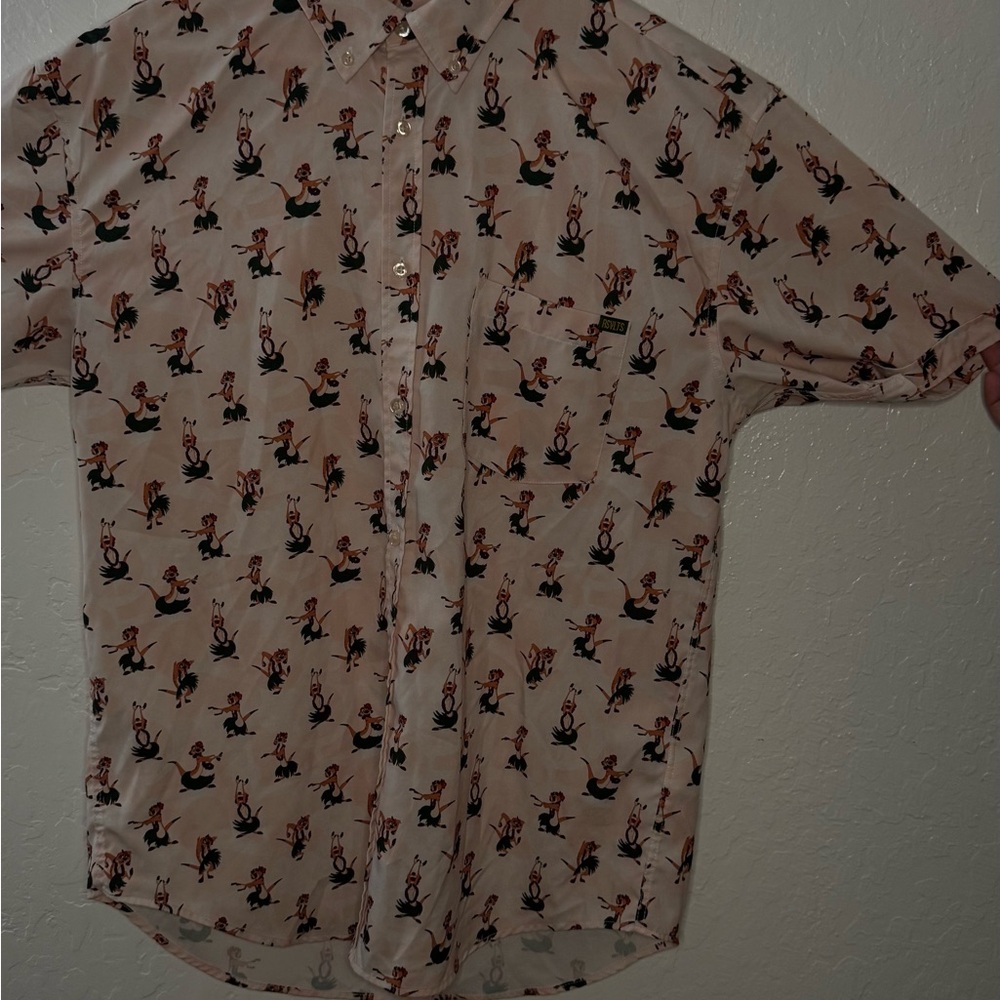 DISNEY'S THE LION KING "DO THE HULA" KUNUFLEX Short Sleeve Shirt